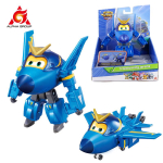Super Wings 5 tolli muunduv Traver Muundub lennukist robotiks 10 sammuga Muunduv tegevuskuju Laste m&auml;nguasjad Kingitus
