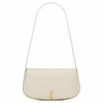 Saint Laurent Ysl Voltaire Metallist Logo V&auml;ike K&auml;ekott Naiste K&auml;ekotid Valge 779642-0SX0W-9207 Basic Set (Bag+Dust Bag)