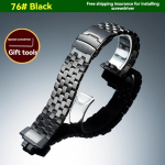 GBD 200 Randmerihm G-SHOCK Casio GBD-200-1A GBD-200RD-4 seeriale Roostevabast terasest rihm metallist k&auml;ev&otilde;ru Meeste kella tarvikud GBD-200mm