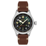 Hawker Hurricane Koost&ouml;&ouml; Valmistatud 5 ATM Veekindel Safiirroheline AVI-8 Kell, Jaapan, Automaatne, Vastupidavus, Klaas, Tihvtid, AV-4126-01, Meeste roheline