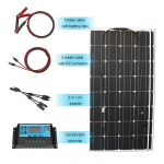 Panneau Solaire Flexible, 1000w de Puissance, Technologie Monocristalline, kit solaire 200w