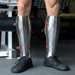 Poleeritud Metallist S&auml;&auml;rikud Keskaegne Ratsu Shin Guard LARP Kiiver S&auml;&auml;rekaitsed Terasest Kehakaitse Meestele Naistele Kingitus