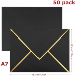 50 pakk 4x6/5x7 tolli &uuml;mbrikke isekleepuv kutsete isekleepuv A6/A7 &uuml;mbrikud isekleepuvad pulmakutsed A6