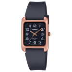 CASIO kvartsmehhanismiga kummirihmaga k&auml;ekell Naiste k&auml;ekell Must sihverplaat MTP-B175-5BV Black Dial