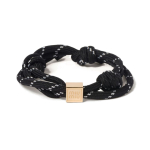 Miu Miu Logo detailiga Nahast Metallist Nailonist K&auml;ev&otilde;ru Naiste aksessuaarid Must 5IB538-3L74-F0002 Box black
