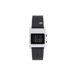 Adidas Originals kvartsikell silikoonrihm 31 mm must sihver 30 m veekindel unisex-kell AOST235672I Black Dial