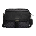 Coach Hudson 23 T&otilde;mblukuga Mitmeotstarbelise Taskuga Signatuurkattega L&otilde;uendist ja Naturaalsest Kivist Nahast Crossbody Kott Keskmine CB846-QBMI5 Basic Set (Bag+Dust Bag)