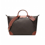 Longchamp Boxford 45 T&otilde;mblukuga Reisikott &Otilde;lakott L&otilde;uend Nailonist Kandekott V&auml;ikesed Unisex kotid Pruun 1624080042 Basic Set (Bag+Coded Lock)