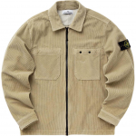 Stone Island P&uuml;hadekogu FW24 Sametlogo Polo Ees topelt tasku Kahesuunaline t&otilde;mblukk Pikkade varrukatega jakk Meeste jakid Plaster 811511604-V0097 L
