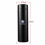 Volkswagen VW Auto Nutikas Termosepudel Temperatuurin&auml;idikuga Kohvitass Volkswagen Golf-5 6 7 Bora Jetta POLO MK4 MK6 jaoks