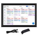 10,1-tolline nutikas digitaalne kalender ja planeerija HD puuteekraaniga nutikas kalender &uuml;lesannete tabeli, toiduplaanidega digitaalne planeerija perele