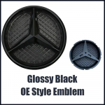 OE stiilis esiv&otilde;re kroomitud t&auml;he embleemi ja h&otilde;bedase m&auml;rgiga, sobib Mercedes Benz ML-klassile W166 2012-2015 ML250 ML350 ML400 ML500 ML550