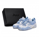 Jordan Air Jordan 4 Vintage Korvpallijalatsid Naiste Madalad Valge/Sinine HV0823-100(Team80-S-BOX) 36
