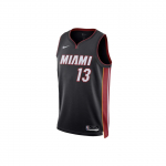 Nike &times; NBA Miami Heat Bam Adebayo 13 Kiiresti kuivav Spordikorvpallivorm Unisex vormid DN2620-010-BA S