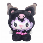 Nakajima Corporation Kuromi Must Kass Pehmem&auml;nguasi S K24 x L21 x S12cm Pehmem&auml;nguasi 201744-24 Suurus