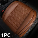 Uus esiistmekate PU-nahast Autoistmepadi Universaalne Autotooli Matt Auto Tarvikud 1pc&Four Seasons pruun