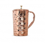 TreegoArt Vaskvesikann &Uuml;henduseta Lekkimiskindel Vasaratud Teemandimustriga 2000 ML- (Pakis 1) 2000 Ml pruun