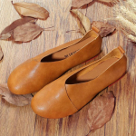 Naiste Lamedad Kingad K&auml;sit&ouml;&ouml;na Valmistatud Naiste Kingad 2026 Kevad/s&uuml;gis Uued Vintage Slip-on Mokassiinid Suurused Naiste Kingad 35 kaamel