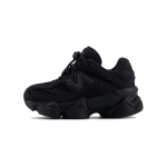 New Balance NB 9060 Abrasion Resistant Low top Toddler Shoes Black Infant And Toddler IV9060BB Standard (M) 27.5 black
