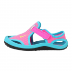 Nike Sunray Protect TD Takjakinnitusega Spordisandaalid Sinine Roosa Imik ja V&auml;ikelaps 344993-612 21