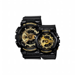 Casio Moodsad Spordikvartskellad Vaikerihm Jaapani ja Korea Kellad Unisex Must Tihvt BA-110-1APR+GA-110GB-1APR must