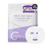 T&auml;iuslik &Uuml;ks Fookus VC Laadimine Valge Maskileht Mask N&auml;omask PDRN Glutatioon Vitamiin Niisutav Helendav Valmistatud Jaapanis &Uuml;KS (7 lehte) (T&Auml;IUSLIK