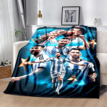 Messi Argentina p&auml;rand Sobiv tekk kontoritesse, reisimiseks, elutubadesse, samuti hea kingitus s&otilde;pradele ja perele. Sobib k&otilde;ikideks aastaaegadeks. 150cmx180cm
