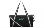 Nike Pol&uuml;ester Kaasaskantav &Uuml;he&otilde;laline Crossbody J&otilde;usaalikott Suur Unisex Must & Vintage Roheline & Staadioniroheline DR6261-013