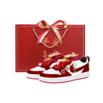 Nike Court Borough 2 Madalad Rula Kingad Naiste Valge Punane DJ0040-100(Team-S-BOX) 40