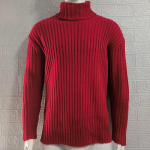 Uus meeste k&otilde;rge kaelusega kampsun &uuml;hev&auml;rviline k&otilde;rge kaelusega pullover kootud kampsunid vabaaja elastne spordir&otilde;ivad meeste talvine M