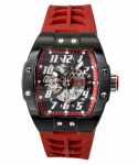 Invicta S1 Rally Silikoonrihm Must Skelettiketas Automaatne 44891 Meeste k&auml;ekell must