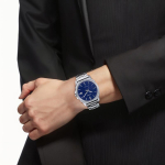CASIO Veekindel 50 meetrit Kvartsterasest rihm Meeste k&auml;ekell Sinine sihverplaat MTP-E720D-2AV sinine