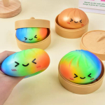 T&auml;idetud aurutatud sai Anti-Stress pall Fidgetid M&auml;nguasi Pelmeen Squishies Pehme Aeglaselt Tagasi p&otilde;rkav Vahtm&auml;nguasi &Uuml;lipehme Dekompressioon
