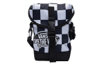 Vans Ruuduline Pol&uuml;ester Crossbody Kott Tavaline Unisex Must Valge VN0A5F68705