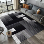 Moodne abstraktne vaip Multikas elutuba magamistuba k&ouml;&ouml;k diivanilaud r&otilde;du vaip libisemisvastane pestav matt kodu peen 80X120CM gray