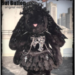 Gooti Lolita J&auml;nese K&otilde;rvadega Ostukott Halloweeni Cosplay Kingitus Harajuku Nuku K&auml;ekott Moodne Aksessuaar Naistele must