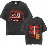 Kanye West College Dropout Karu Pesitud T-s&auml;rk Meeste Naiste Vintage Hip Hop Stiilis T-s&auml;rk &Uuml;le suuruse Vaba L&uuml;hikeste varrukatega T-s&auml;rgid S mitmev&auml;rviline