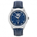 Citizen Eco-Drive nahkrihm sinine sihver AW0151-00L 100M Meeste k&auml;ekell sinine