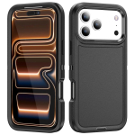S&otilde;jaline raskeveokite Otter Armor Box Defender &uuml;mbris iPhone 17Pro Max 16 15 14 13 12 11 jaoks P&otilde;rutuskindel vastupidav kaitsev t&auml;iskattega &uuml;mbris iPhone17 must