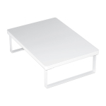 Kompaktne mikrolaineahju riiulistatiiv k&ouml;&ouml;gilauale 40x30x8,5cm Ruumis&auml;&auml;stlik valge