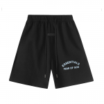 Fear Of God Essentials Kaardus Kirjadega Prinditud Unisex &Uuml;le suuruses Puuvillased Paeltega Elastsed V&ouml;&ouml;kohaga Streetwear Vabaaja Spordi P&otilde;lvp&uuml;ksid S