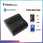 80MM Bluetooth Termoprinter Androidi ja Apple'i jaoks - Kaasaskantav Eriline Pakkumine Model POS-8001DD, Australian Standard black