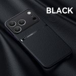 Luksuslik l&ouml;&ouml;gikindel nahast &uuml;mbris Coque iPhone 17 17 Air 17 Pro Max Plus jaoks Magnetiline kest Telefonikott iPhone 17Pro tagakaane jaoks iPhone17 Pro must