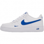 Nike Air Force 1 Mugavad Vastupidavad Hingavad Kulumiskindlad Madalad Laste Rula Kingad Laste toss Valge Sinine IM7662-100 36