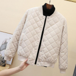 Naiste jope Naiste Bomber jope Naiste lihtsad mantlid Polsterdatud Parkas Moodne mantel M
