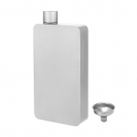 400 ml puhas titaanist kolb, v&auml;listingimustesse sobiv, kaasaskantav, kerge, ruudukujuline titaanist viinapudel roostevabast terasest lehtriga, lekkekindel, baari jaoks