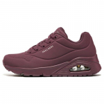 Skechers Lifestyle Naiste Polsterdatud Kulumiskindlad Madalad Vabaajajalatsid Punane 73690-PLUM 36