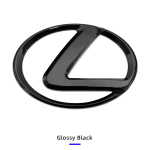 3D Esimesed ja Tagumised Originaalauto Asendusm&auml;rgid Pagasiruumi Tagumised Embleemid Lexus CT200H IS300H IS200 IS250 RX350 NX200 GS430 RX300 jaoks 140mm-1pcs must