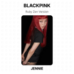 BLACKPINK Ruby Zen Version Ametlik fotokaart JENNIE 03 brown