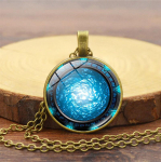 Stargate Atlantis Time Naiste Mitmek&uuml;lgsed Aksessuaarid Retro Ripatsiga Kaelakee 50cm(Necklace Size) blue